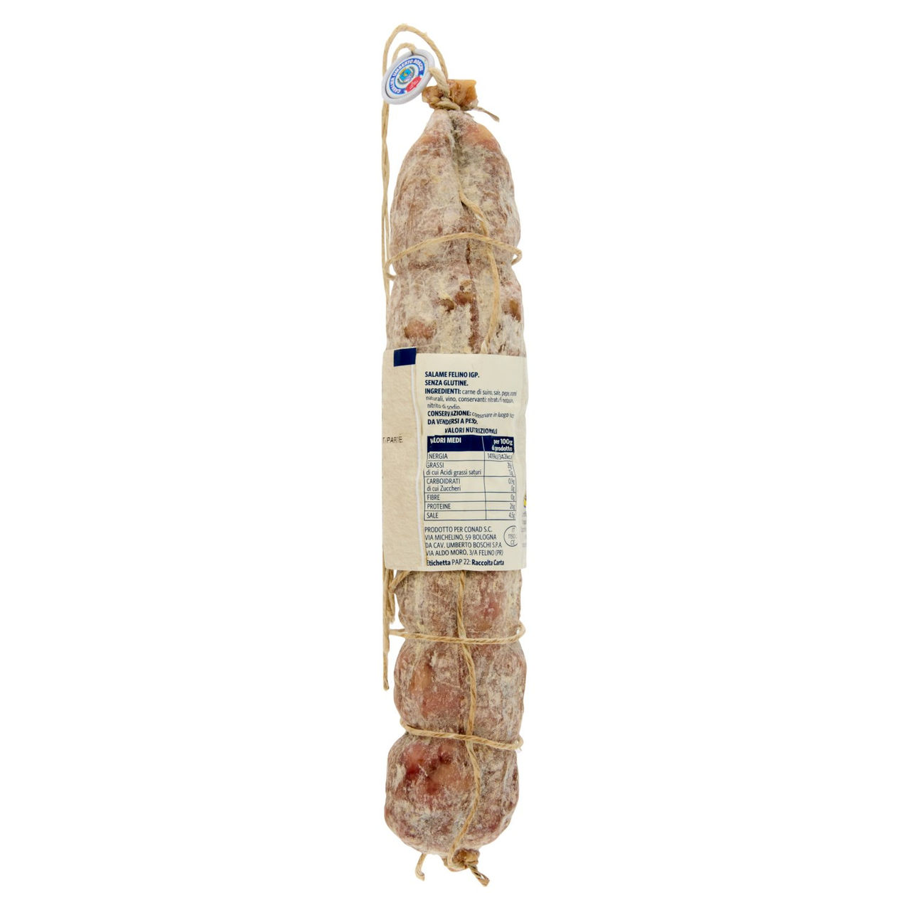 SAPORI & DINTORNI CONAD Salame Felino IGP