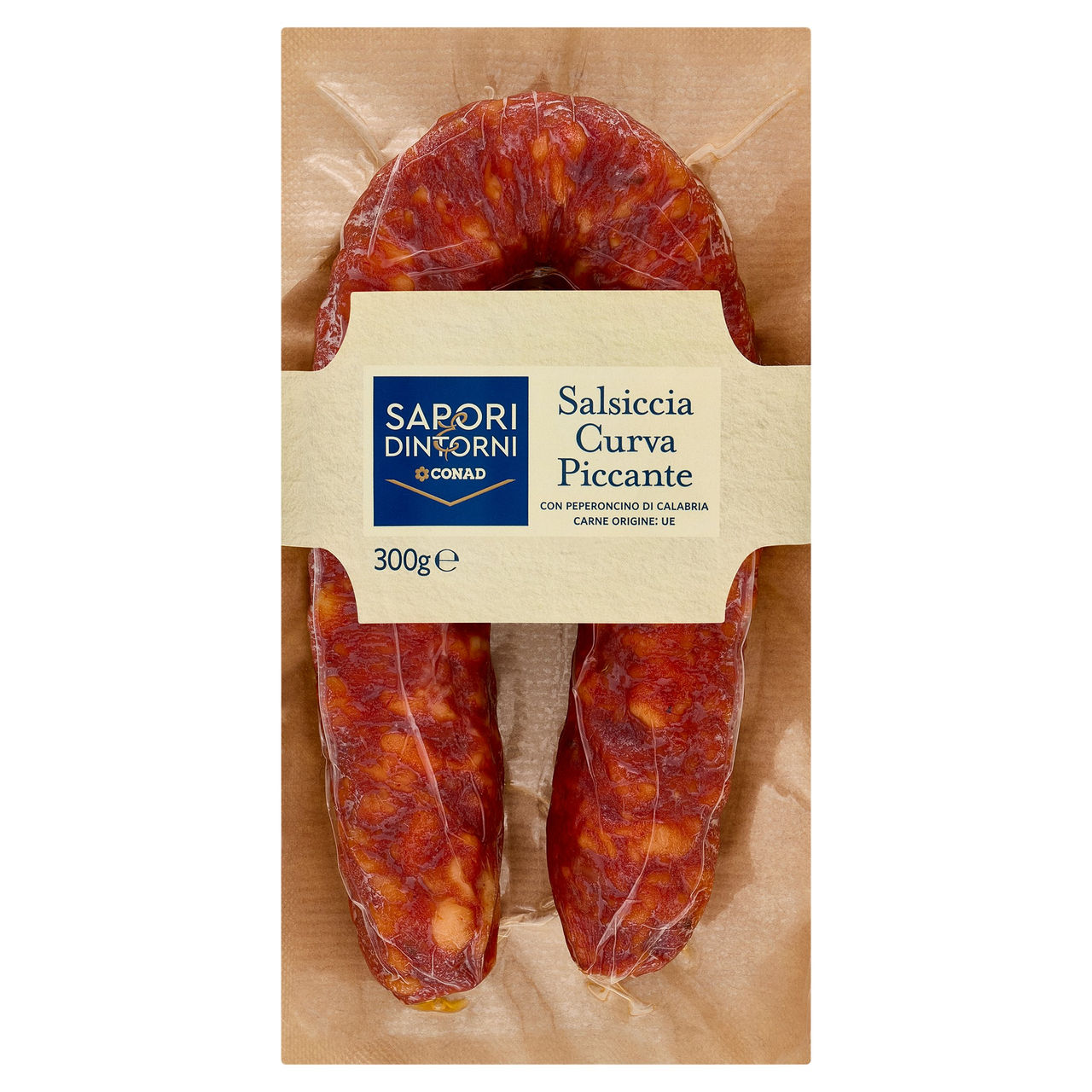 Salsiccia Curva Piccante 300 g Sapori e Dintorni