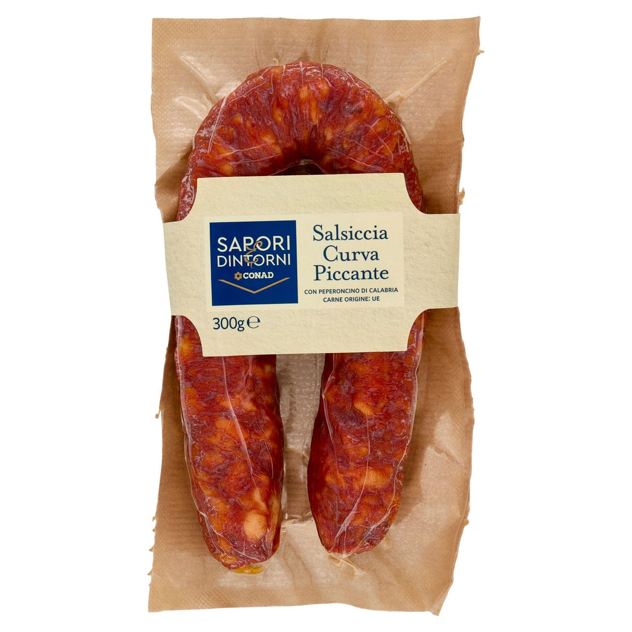 Salsiccia Curva Piccante 300 g Sapori e Dintorni