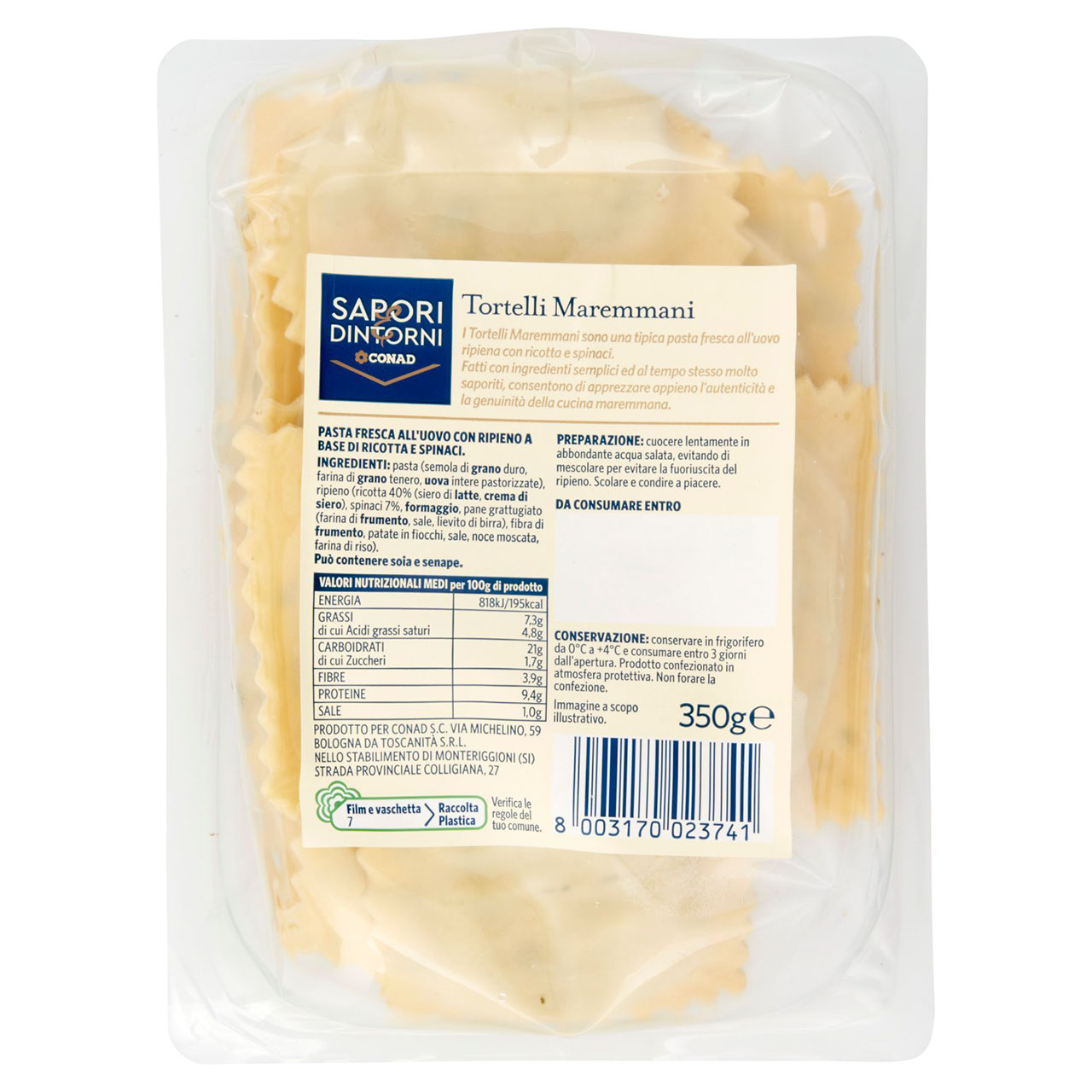 Tortelli maremmani Conad in vendita online