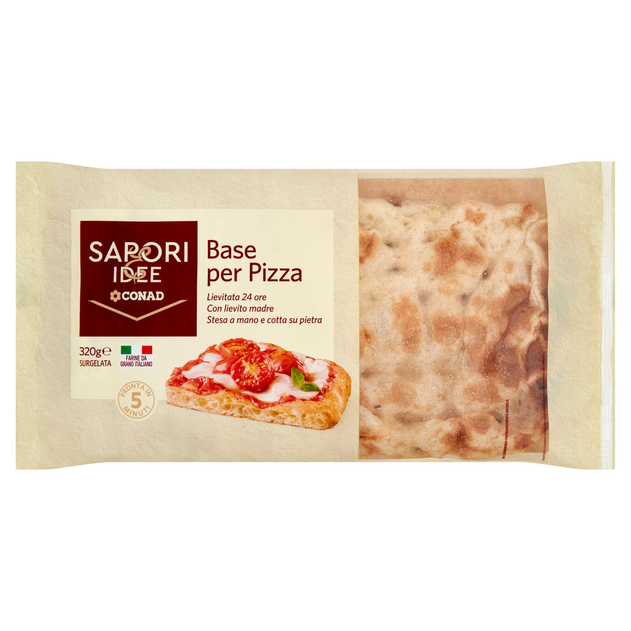 SAPORI & IDEE CONAD Base per Pizza Surgelata 320 g