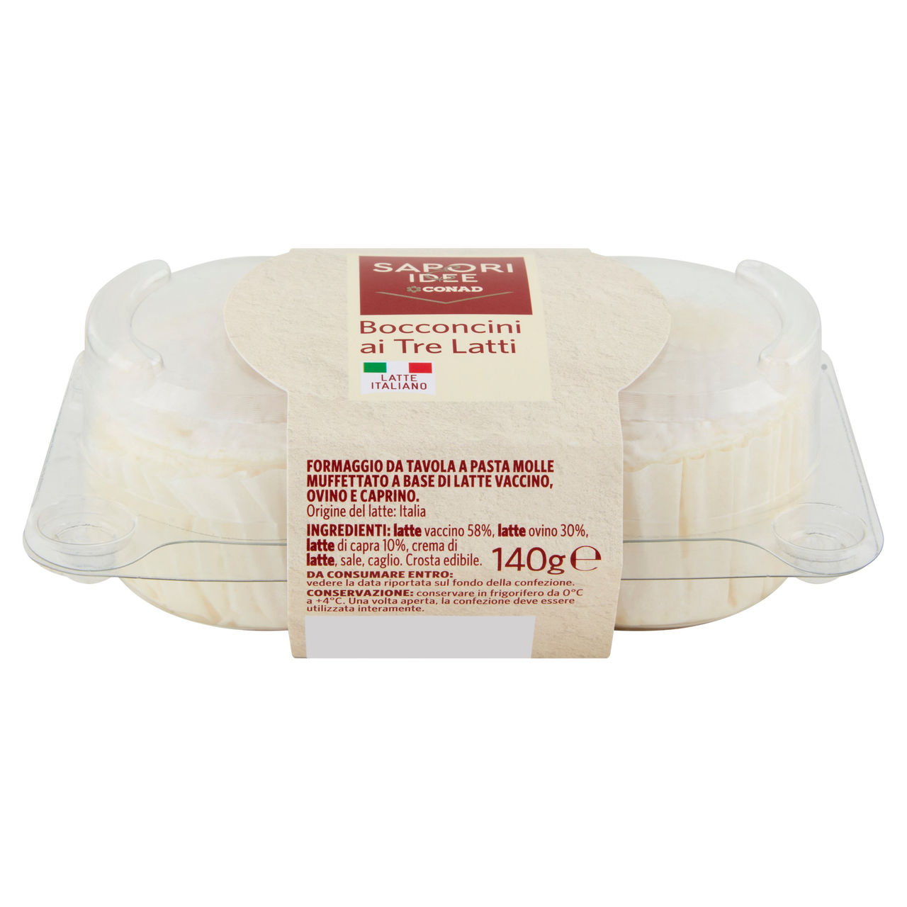 SAPORI & IDEE CONAD Bocconcini ai Tre Latti 140 g