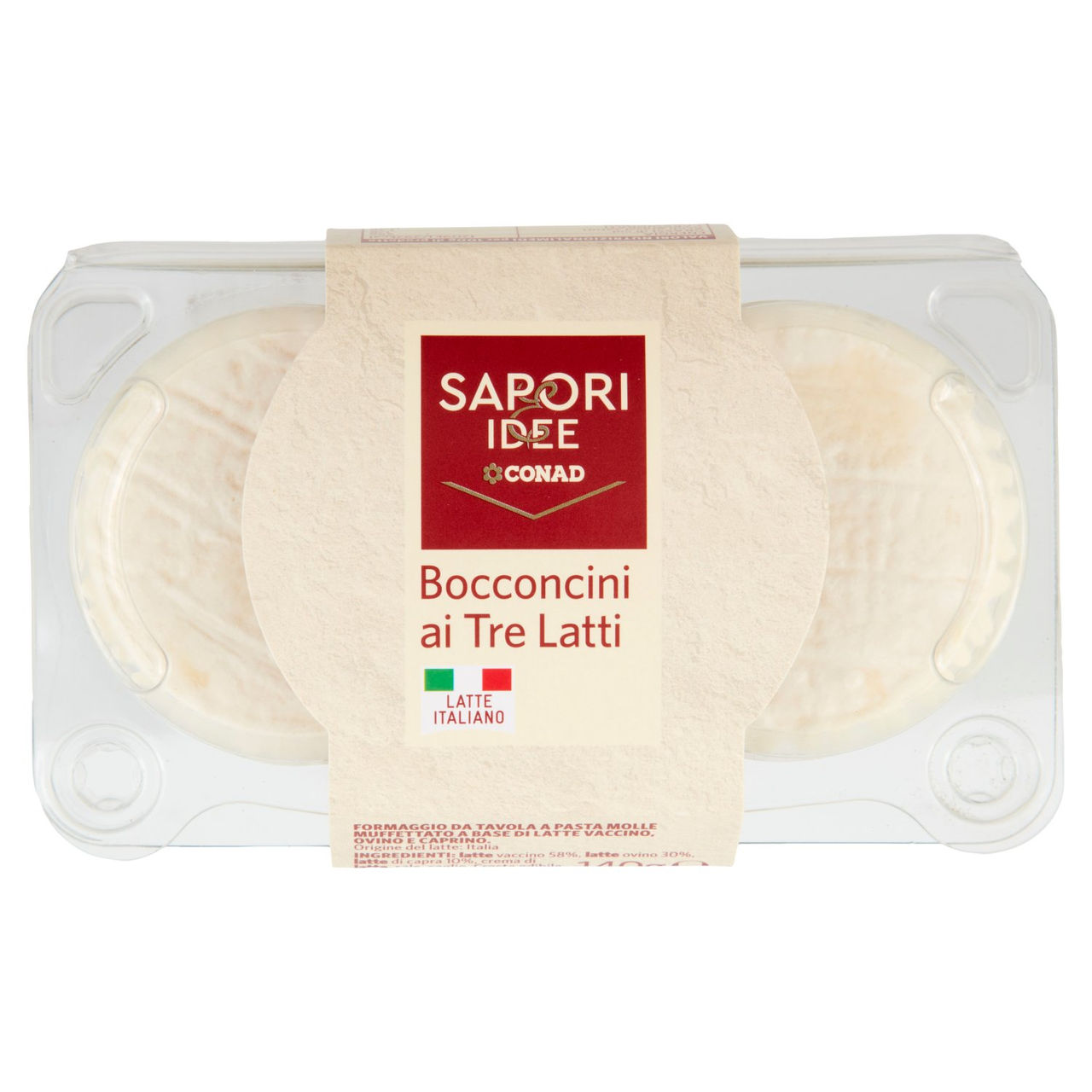 SAPORI & IDEE CONAD Bocconcini ai Tre Latti 140 g