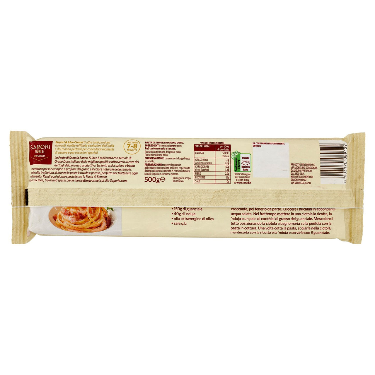 SAPORI & IDEE CONAD Bucatini 500 g