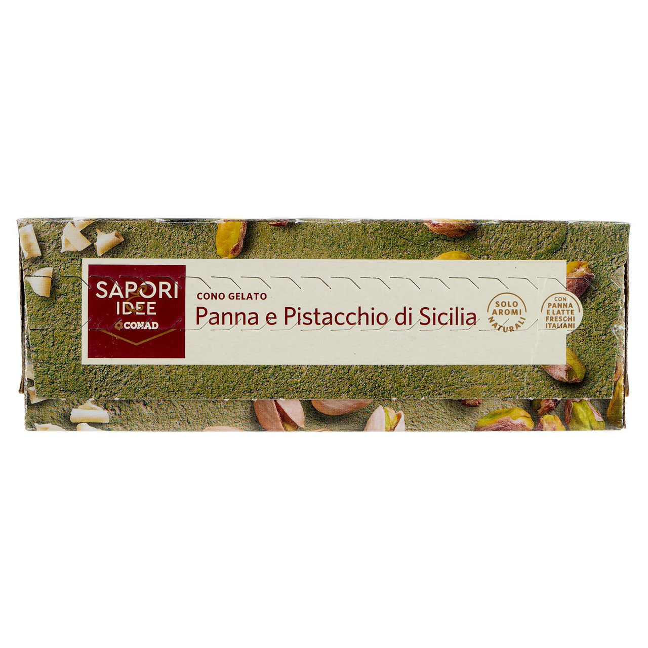 Cono gelato Panna e Pistacchio di Sicilia