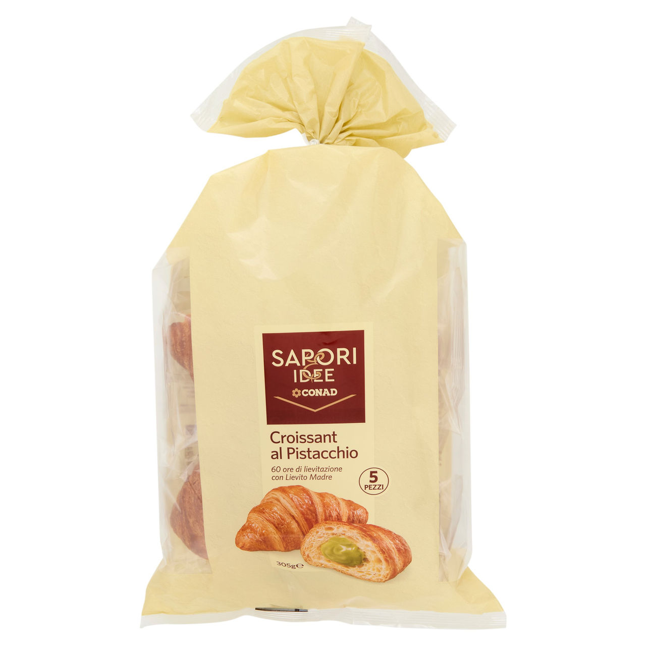 SAPORI & IDEE CONAD Croissant al Pistacchio 5 x 61 g