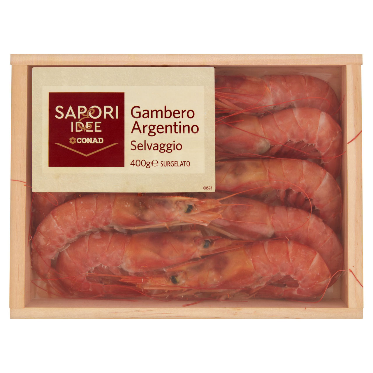 SAPORI & IDEE CONAD Gambero Argentino Selvaggio Surgelato 400 g