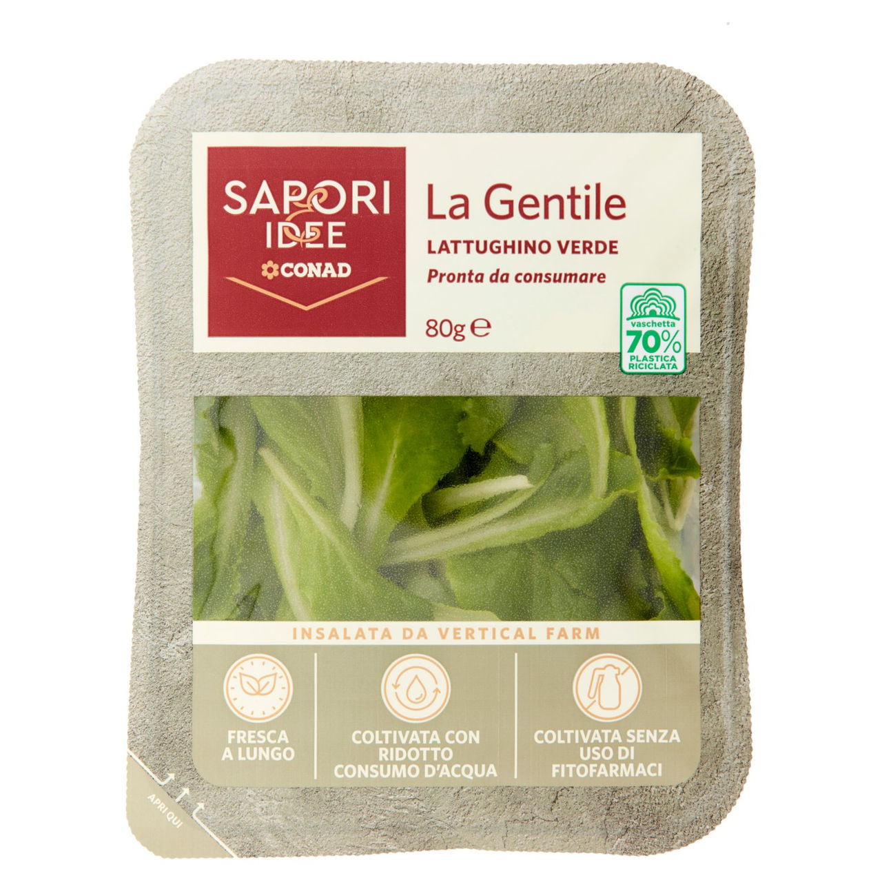 SAPORI & IDEE CONAD La Gentile Lattughino Verde 80 g