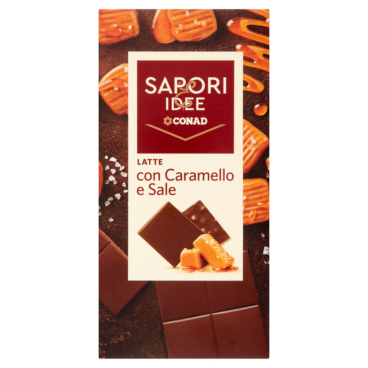 SAPORI & IDEE CONAD Latte con Caramello e Sale 100 g