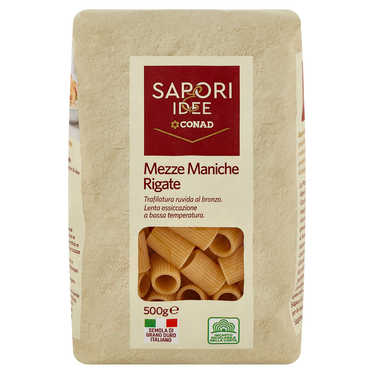 SAPORI & IDEE CONAD Mezze Maniche Rigate 500 g