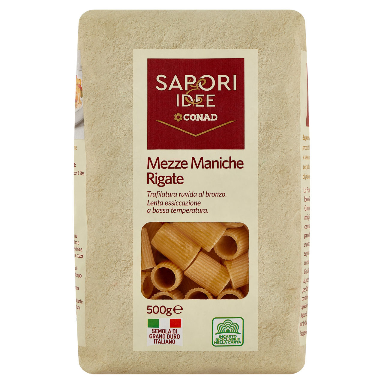 SAPORI & IDEE CONAD Mezze Maniche Rigate 500 g