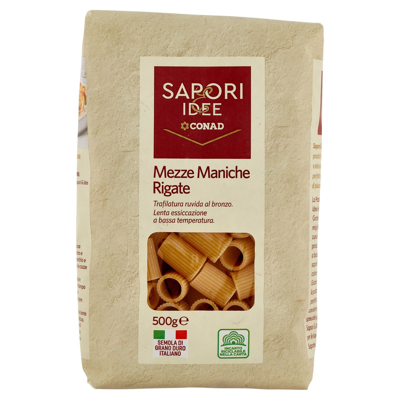 SAPORI & IDEE CONAD Mezze Maniche Rigate 500 g