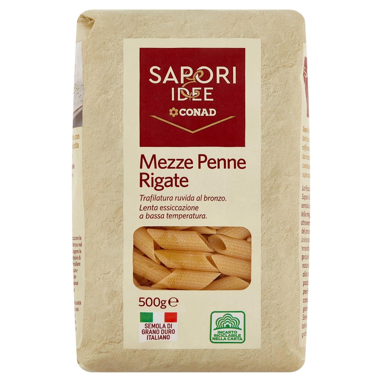 SAPORI & IDEE CONAD Mezze Penne Rigate 500 g