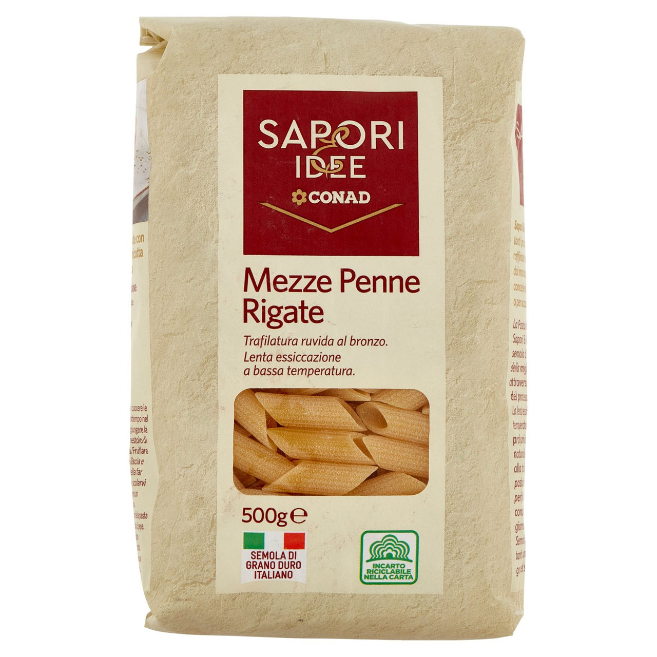 SAPORI & IDEE CONAD Mezze Penne Rigate 500 g