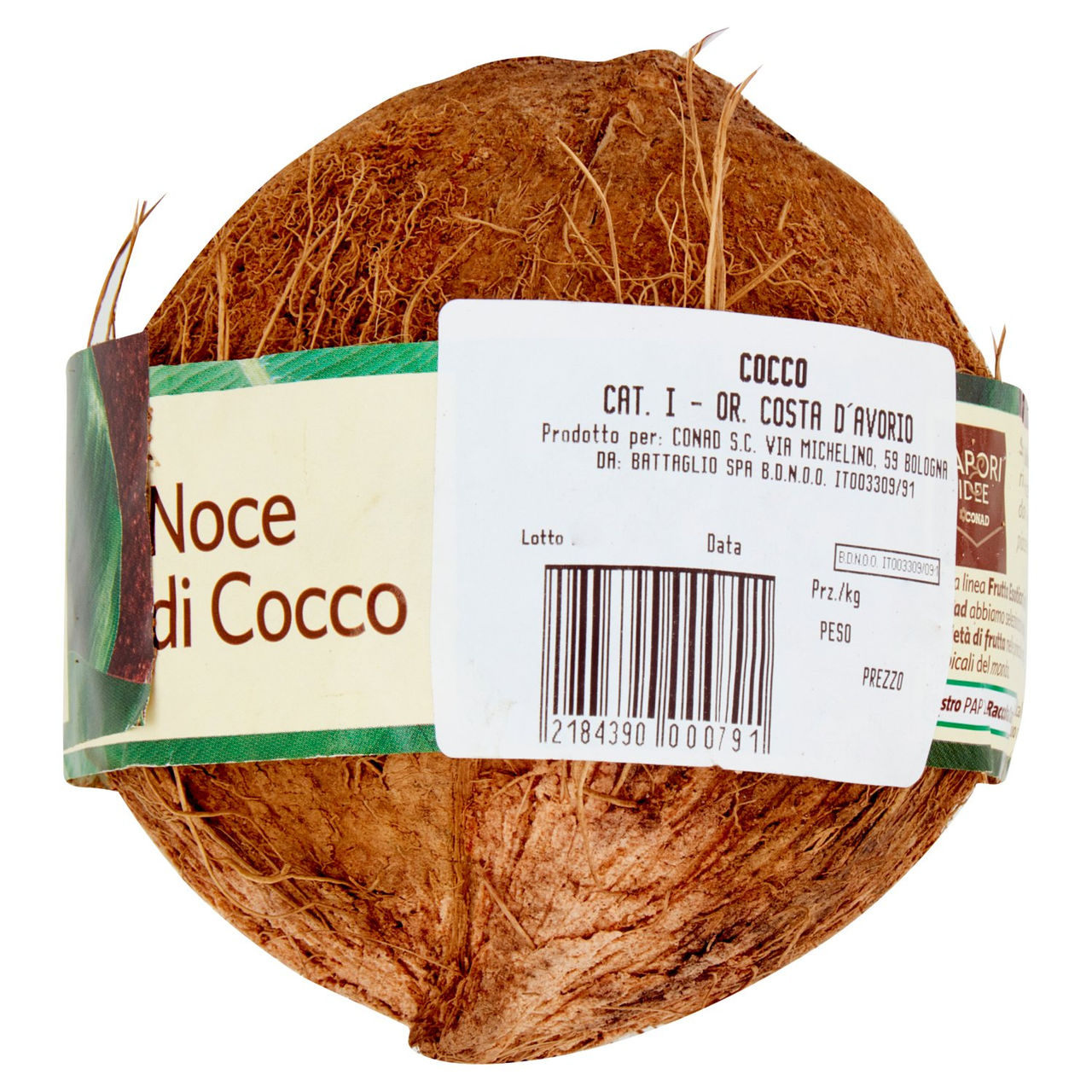 SAPORI & IDEE CONAD Noce di Cocco Costa d'Avorio