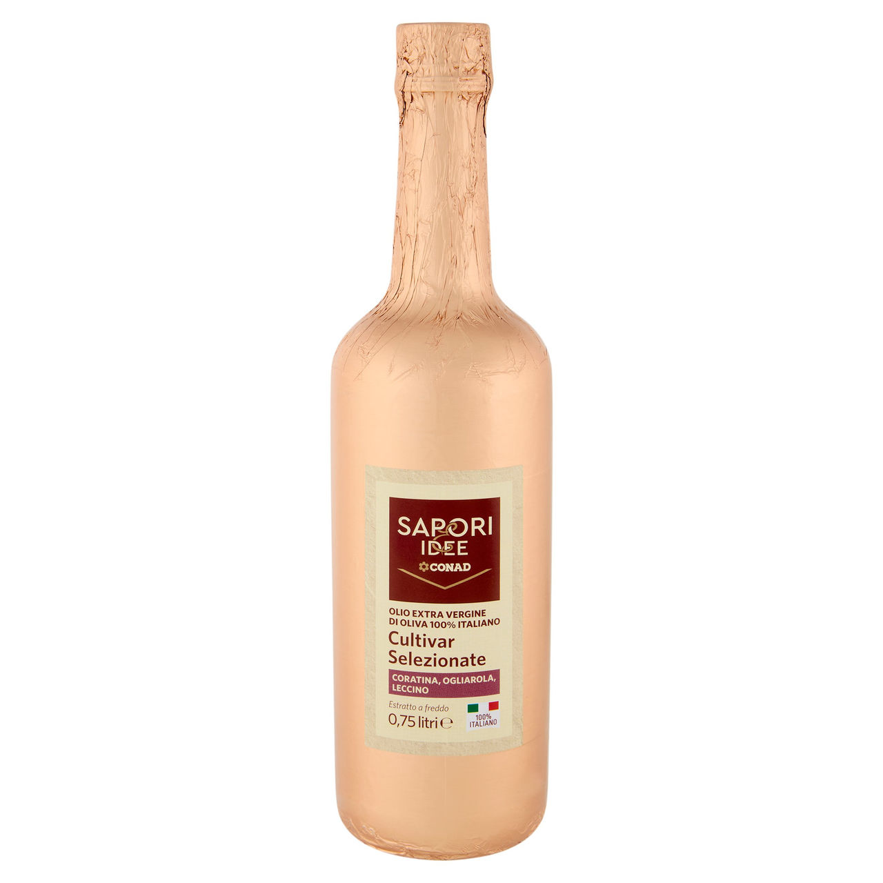 SAPORI & IDEE CONAD Olio EVO 100% Italiano Cultivar Selezionate Coratina Ogliarola Leccino 75cl