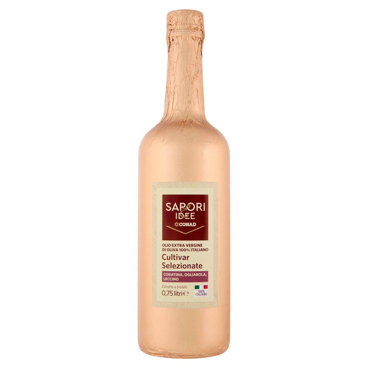 SAPORI & IDEE CONAD Olio EVO 100% Italiano Cultivar Selezionate Coratina Ogliarola Leccino 75cl