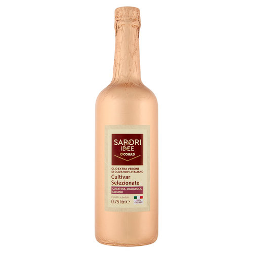 SAPORI & IDEE CONAD Olio EVO 100% Italiano Cultivar Selezionate Coratina Ogliarola Leccino 75cl