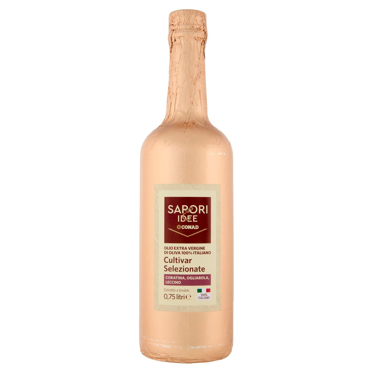 SAPORI & IDEE CONAD Olio EVO 100% Italiano Cultivar Selezionate Coratina Ogliarola Leccino 75cl
