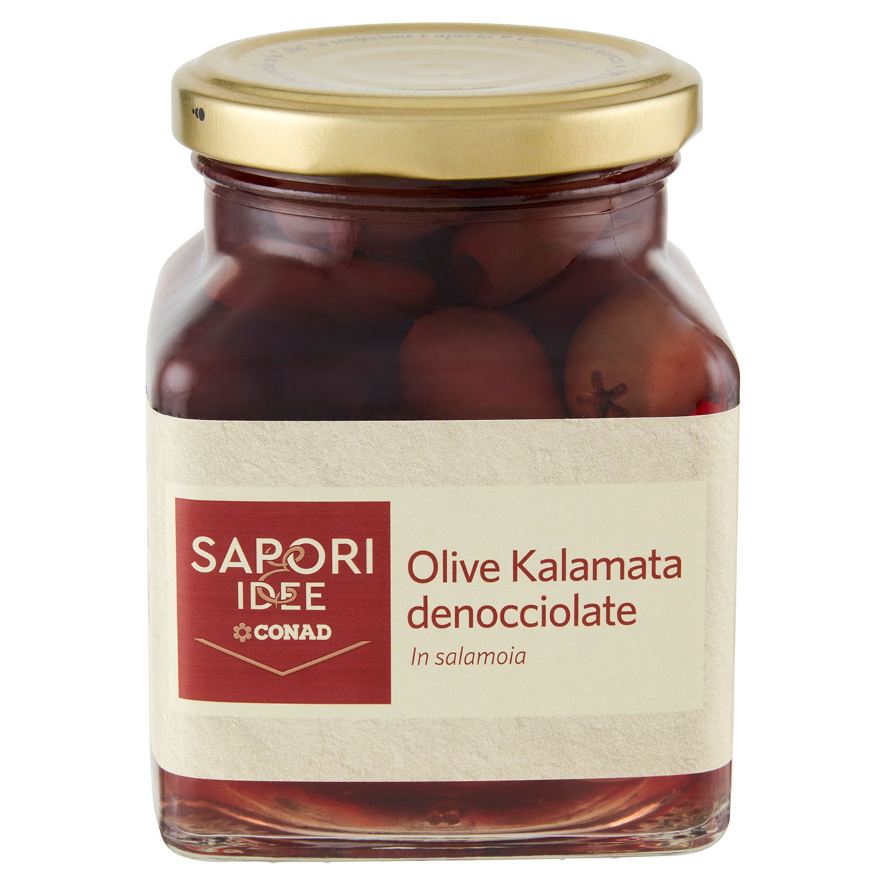 Olive Kalamata denocciolate in salamoia 285 g Sapori & Idee Conad in vendita online
