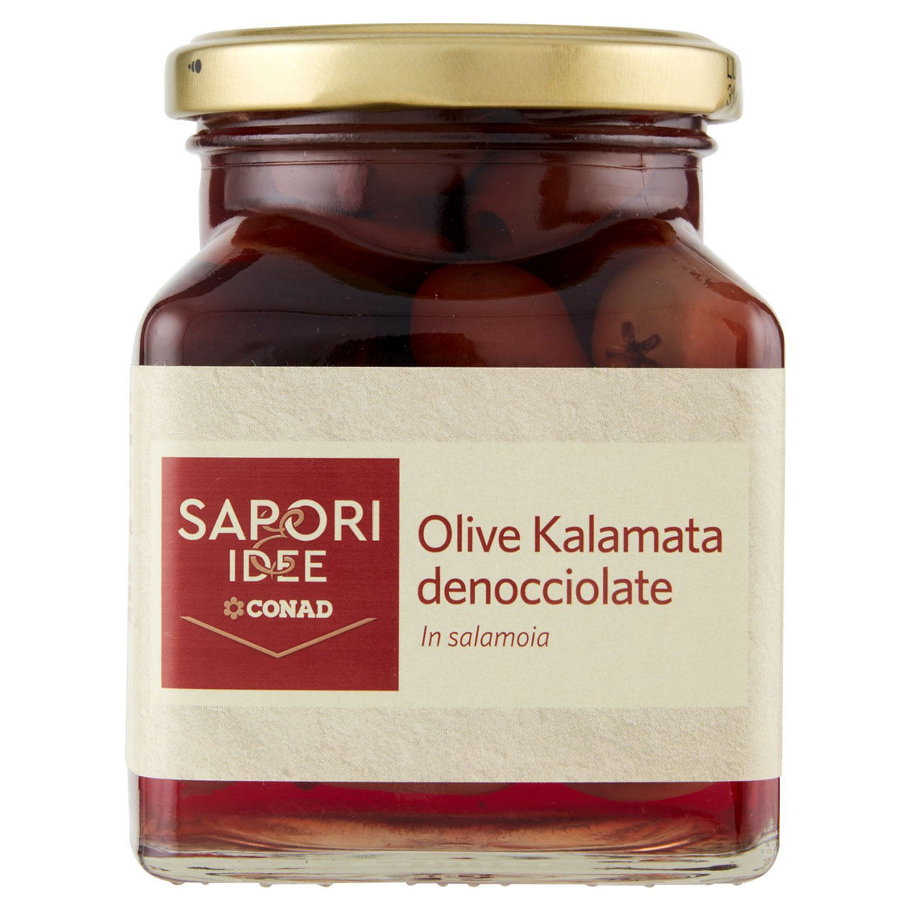 Olive Kalamata denocciolate in salamoia 285 g Sapori & Idee Conad in vendita online