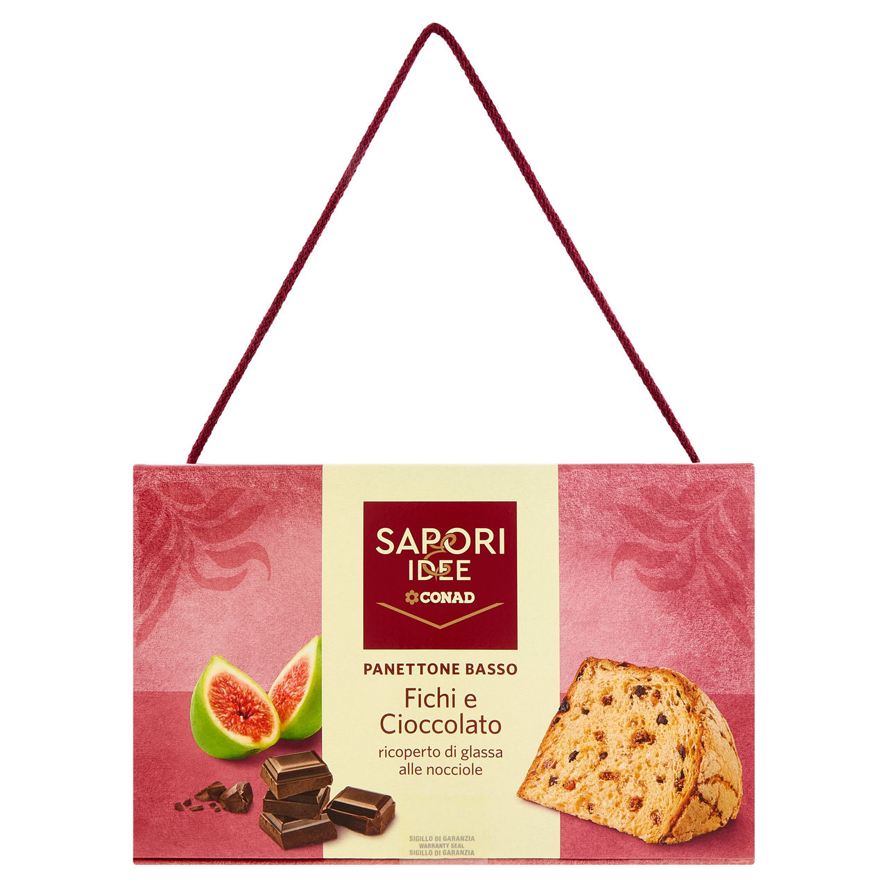 SAPORI & IDEE CONAD Panettone Basso Fichi e Cioccolato 850 g