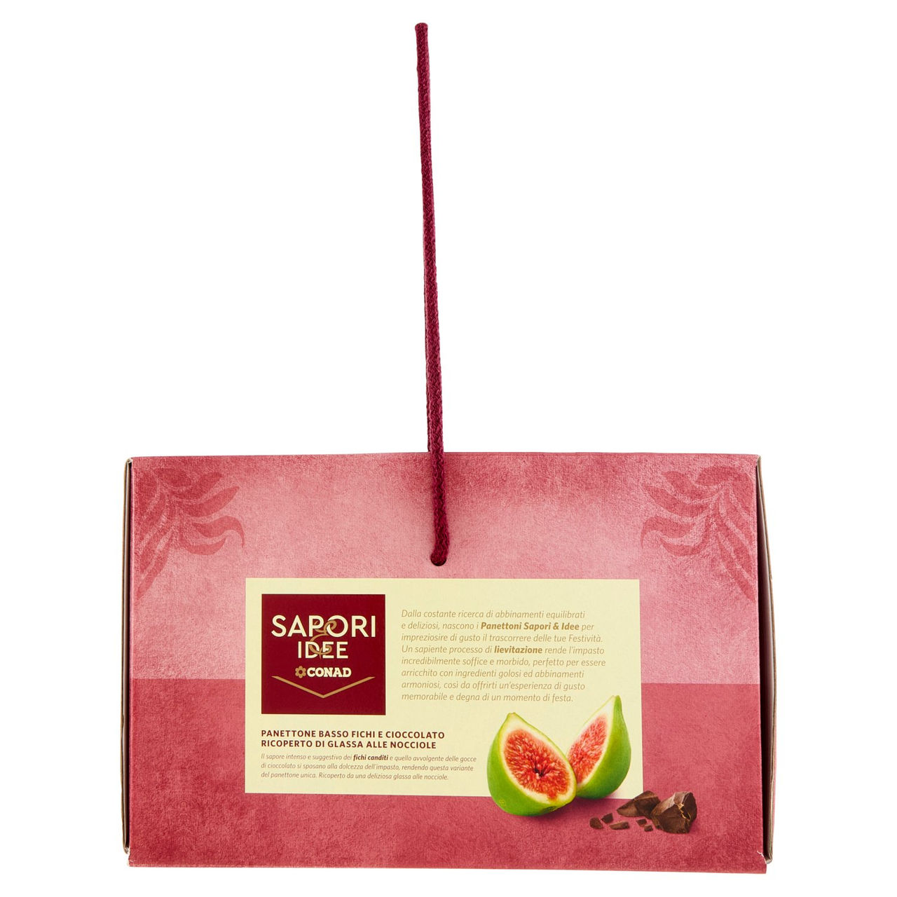 SAPORI & IDEE CONAD Panettone Basso Fichi e Cioccolato 850 g