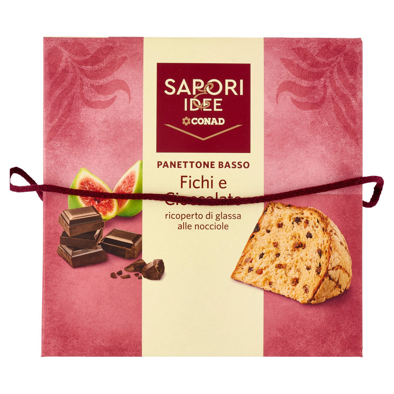SAPORI & IDEE CONAD Panettone Basso Fichi e Cioccolato 850 g