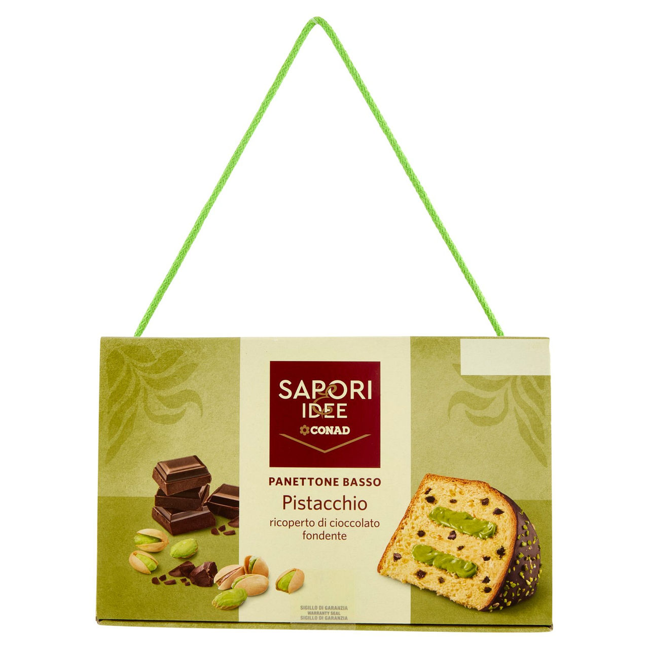SAPORI & IDEE CONAD Panettone Basso Pistacchio 850 g