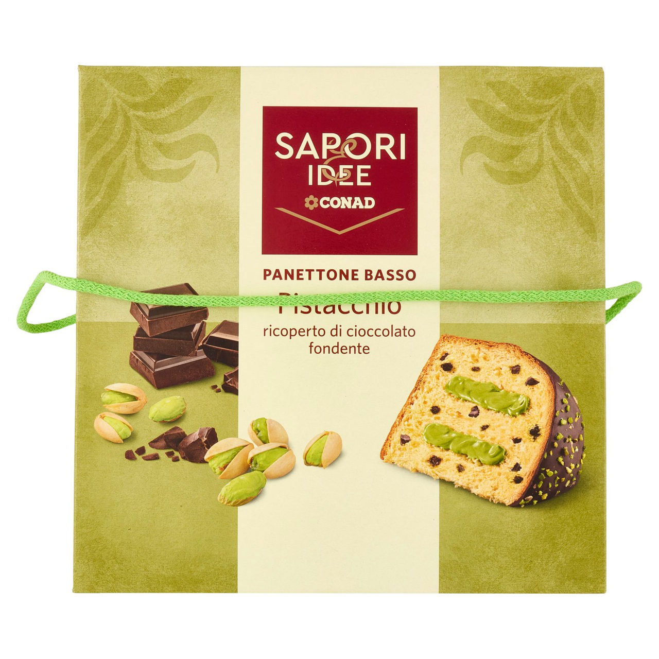 SAPORI & IDEE CONAD Panettone Basso Pistacchio 850 g