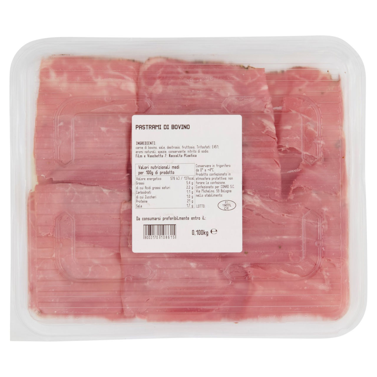 SAPORI & IDEE CONAD Pastrami 0,100 kg