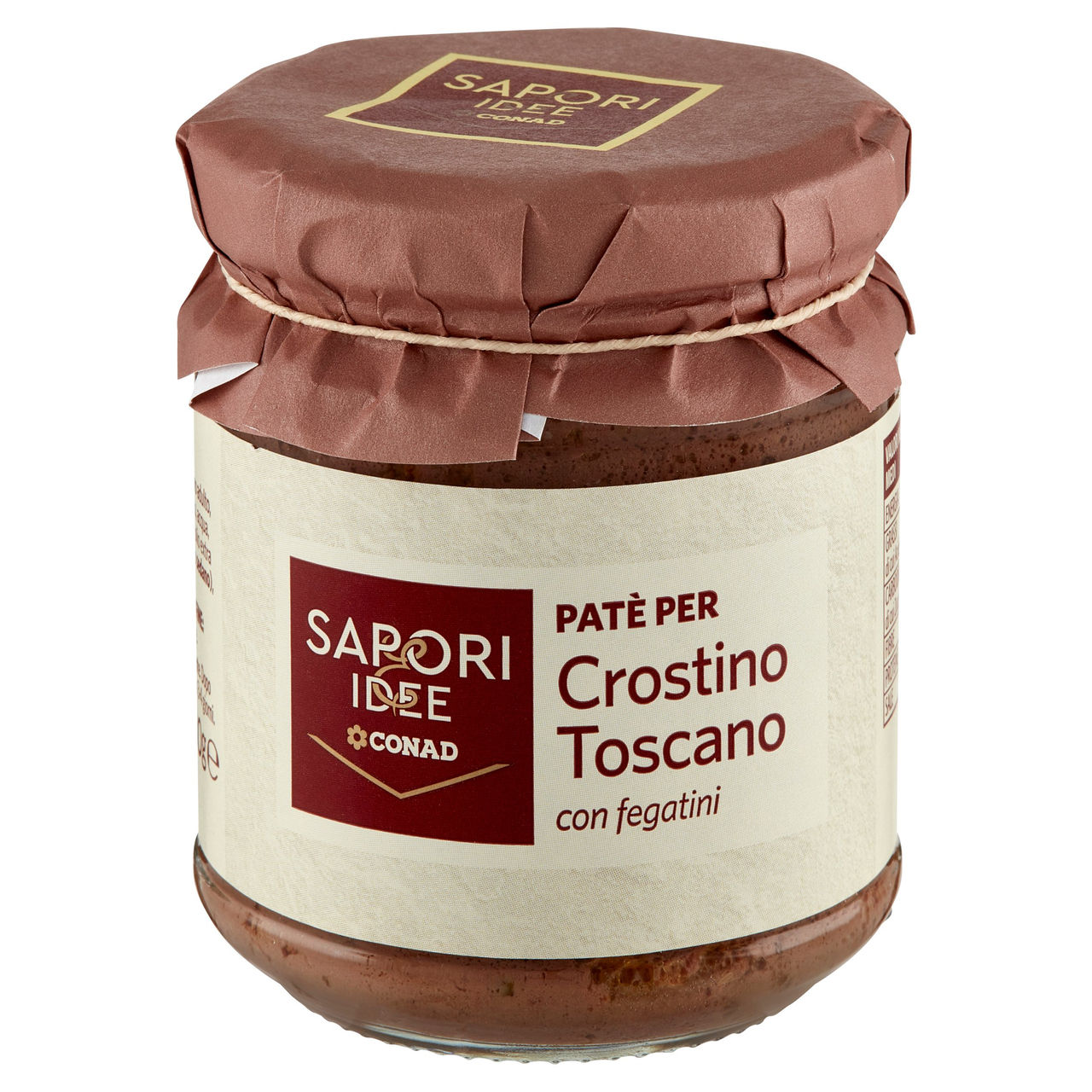 SAPORI & IDEE CONAD Patè per Crostino Toscano con fegatini 180 g
