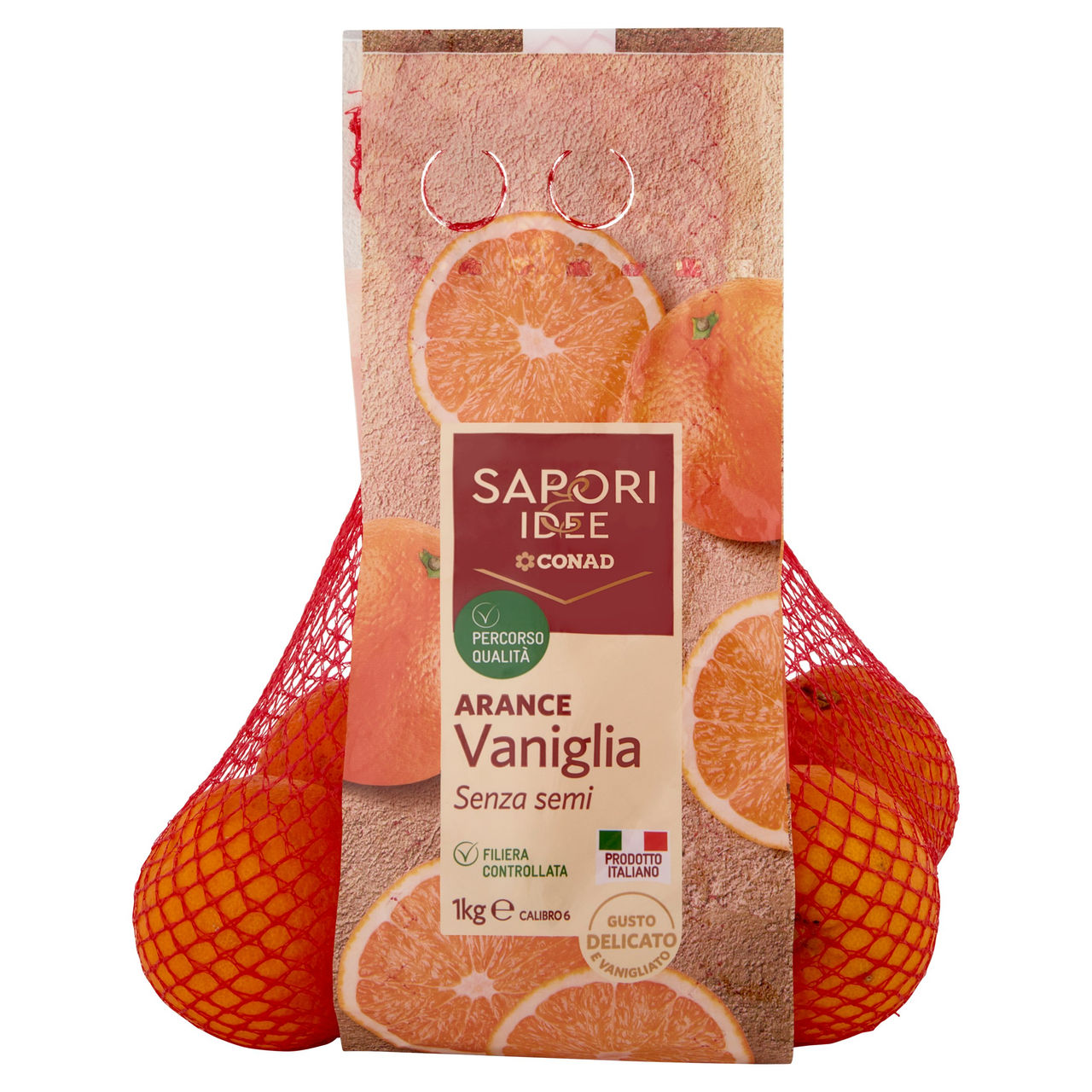 SAPORI & IDEE CONAD Percorso Qualità Arance Vaniglia Senza semi Italia Calibro 6 1 kg