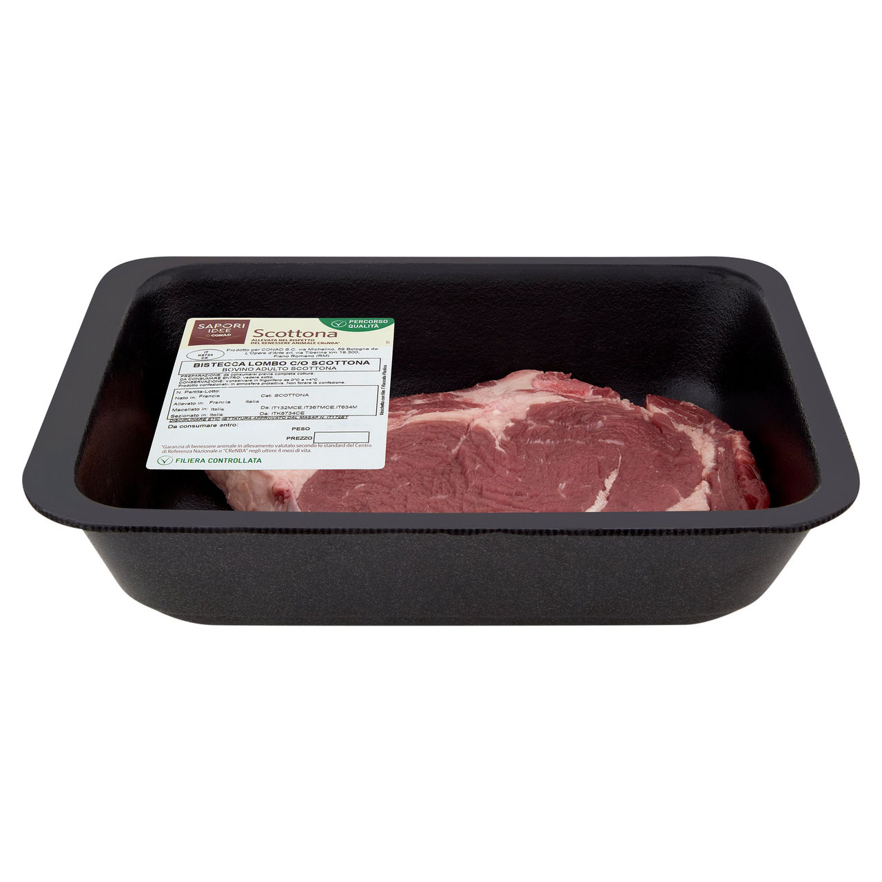 SAPORI & IDEE CONAD Percorso Qualità Bistecca Lombo c/o Scottona