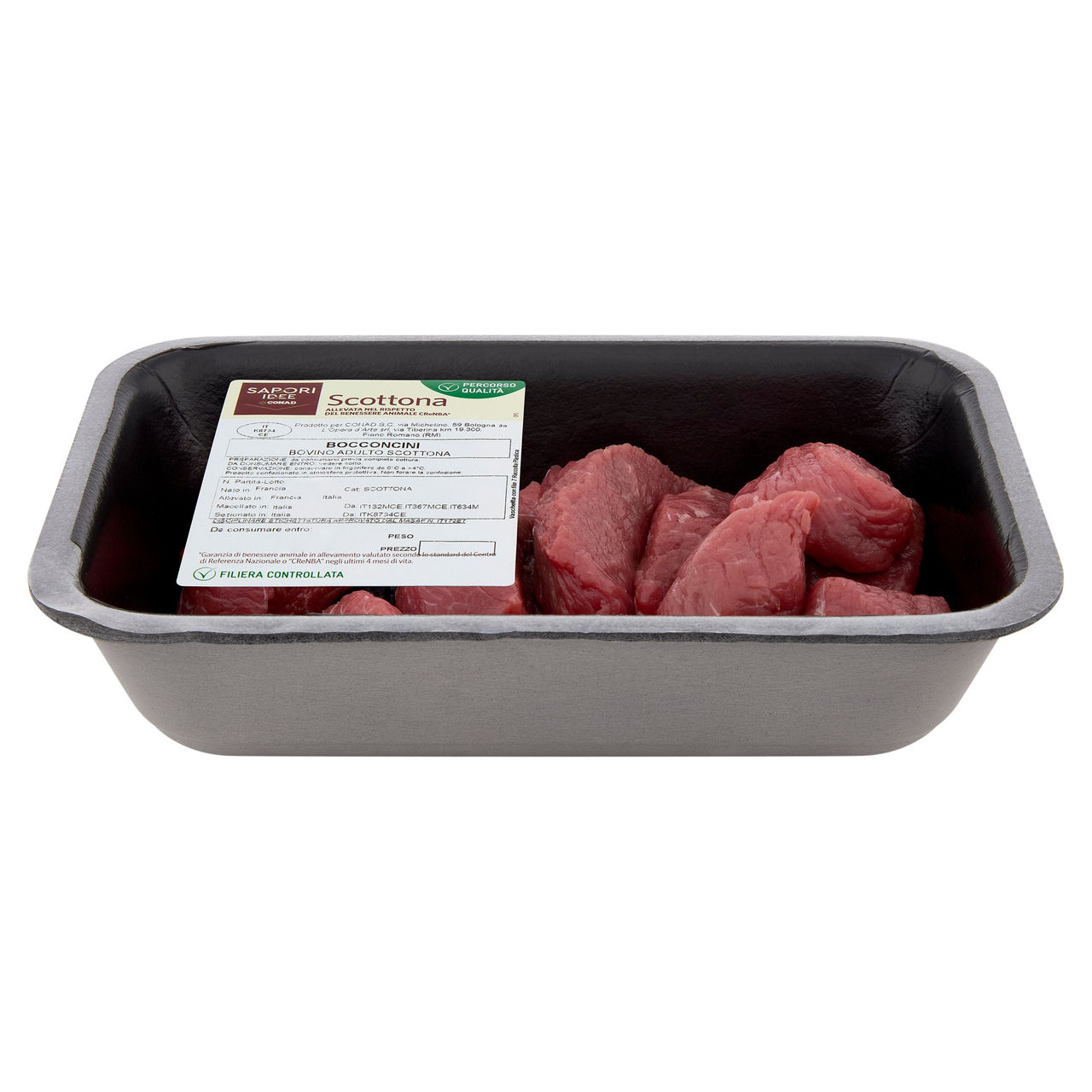 SAPORI & IDEE CONAD Percorso Qualità Bocconcini Bovino Adulto Scottona