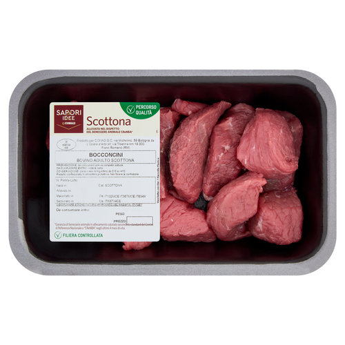 SAPORI & IDEE CONAD Percorso Qualità Bocconcini Bovino Adulto Scottona