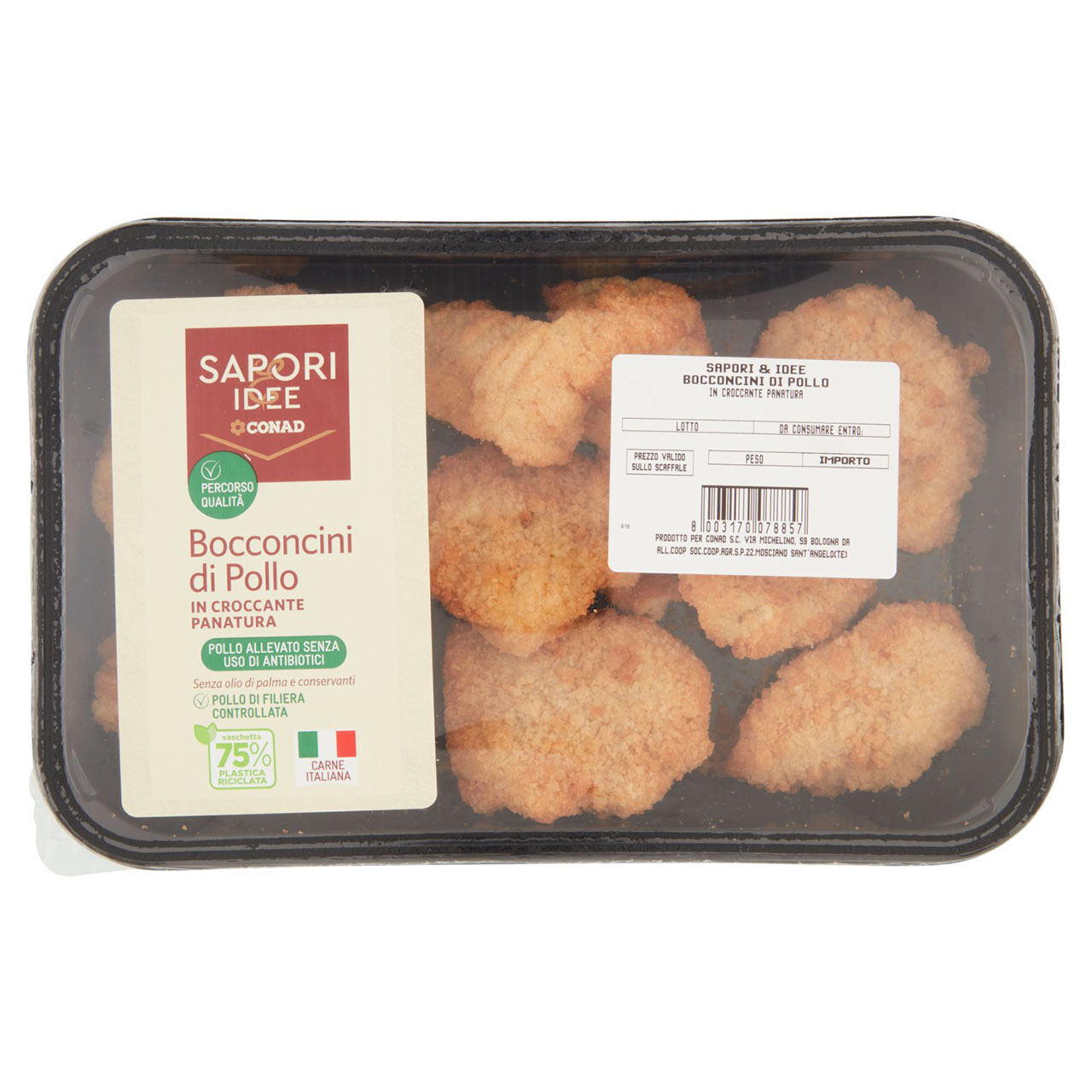 SAPORI & IDEE CONAD Percorso Qualità Bocconcini di Pollo in Croccante Panatura 300 g