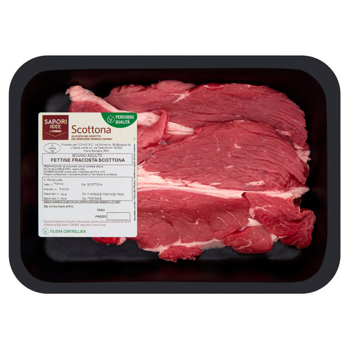 SAPORI & IDEE CONAD Percorso Qualità Bovino Adulto Fettine Fracosta Scottona