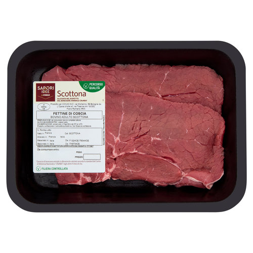 SAPORI & IDEE CONAD Percorso Qualità Fettine di Coscia Bovino Adulto Scottona