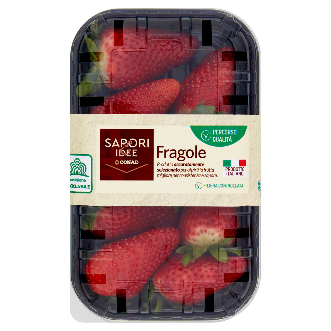 SAPORI & IDEE CONAD Percorso Qualità Fragole NSG 203 Italia Cal. 25  mm 300 g