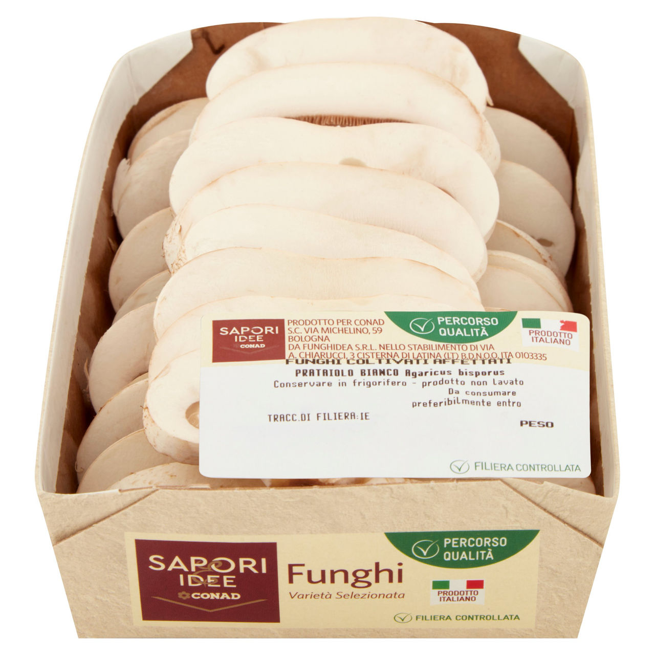 SAPORI & IDEE CONAD Percorso Qualità Funghi Coltivati Affettati 200 g