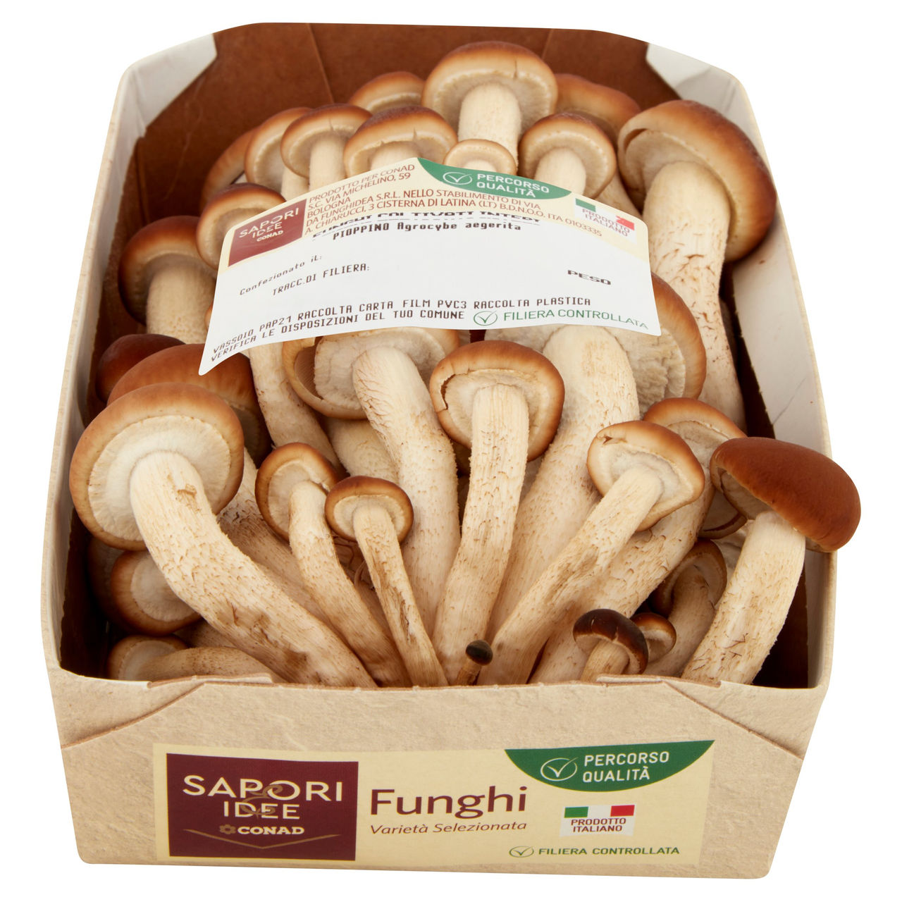 SAPORI & IDEE CONAD Percorso Qualità Funghi Coltivati Interi Pioppini 200 g