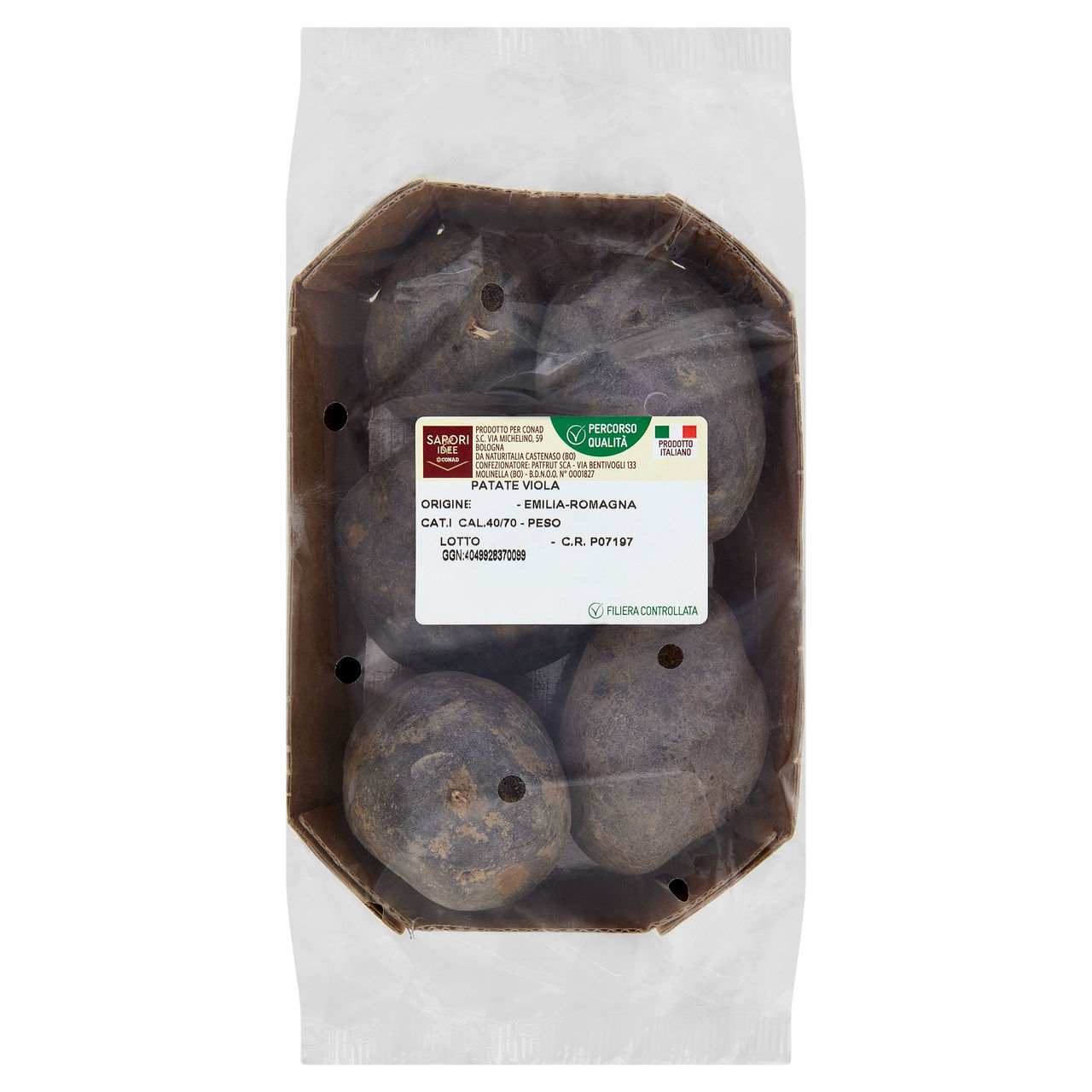 SAPORI & IDEE CONAD Percorso Qualità Patate Viola Italia Cal. 40/70 0,600 kg