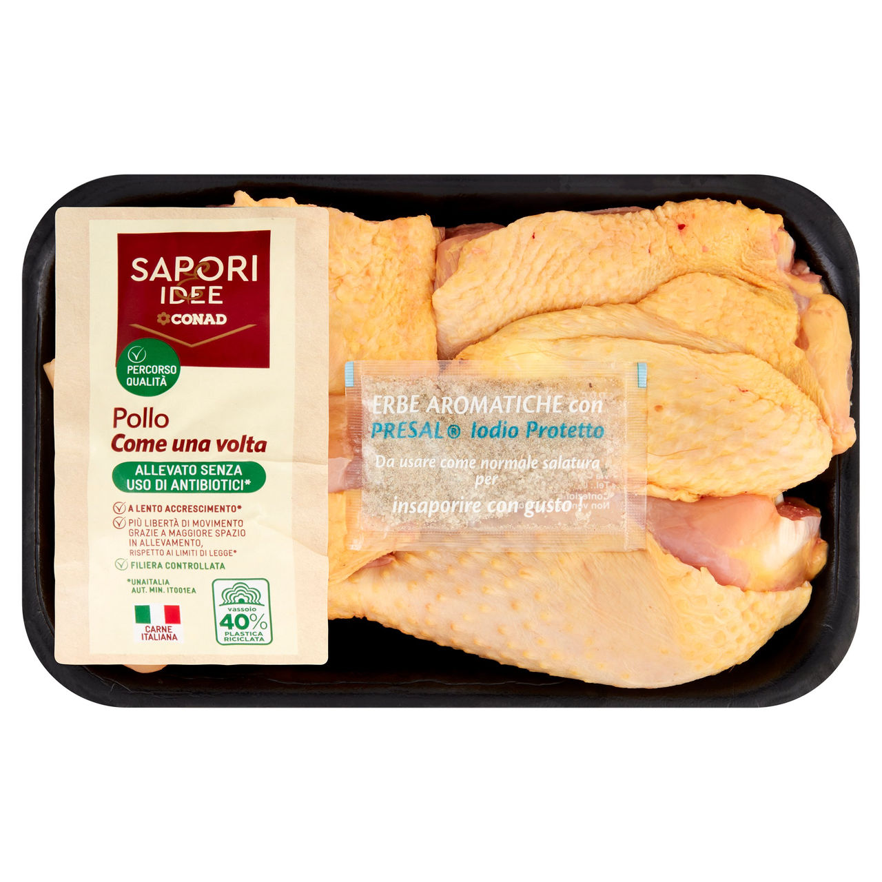 SAPORI & IDEE CONAD Percorso Qualità Pollo Come una volta Senza Uso di Antibiotici Pollo in Parti