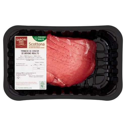 SAPORI & IDEE CONAD Percorso Qualità Scottona Trancio di Coscia di Bovino Adulto benessere