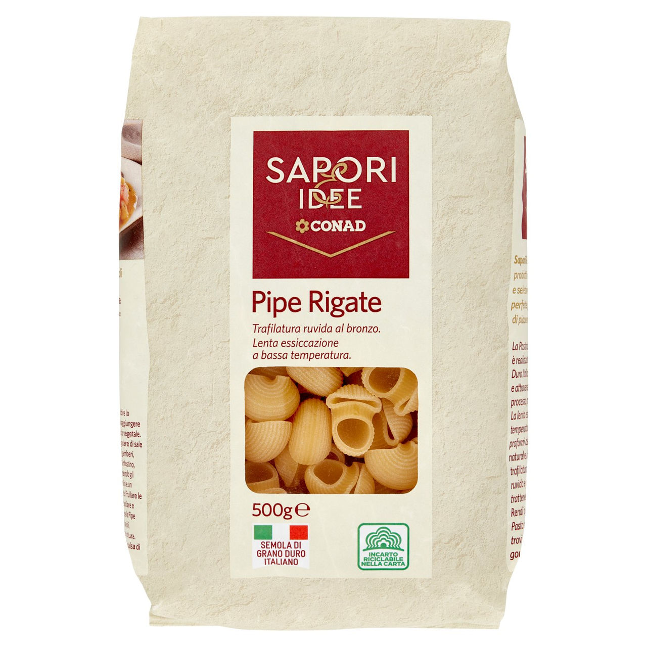 SAPORI & IDEE CONAD Pipe Rigate 500 g