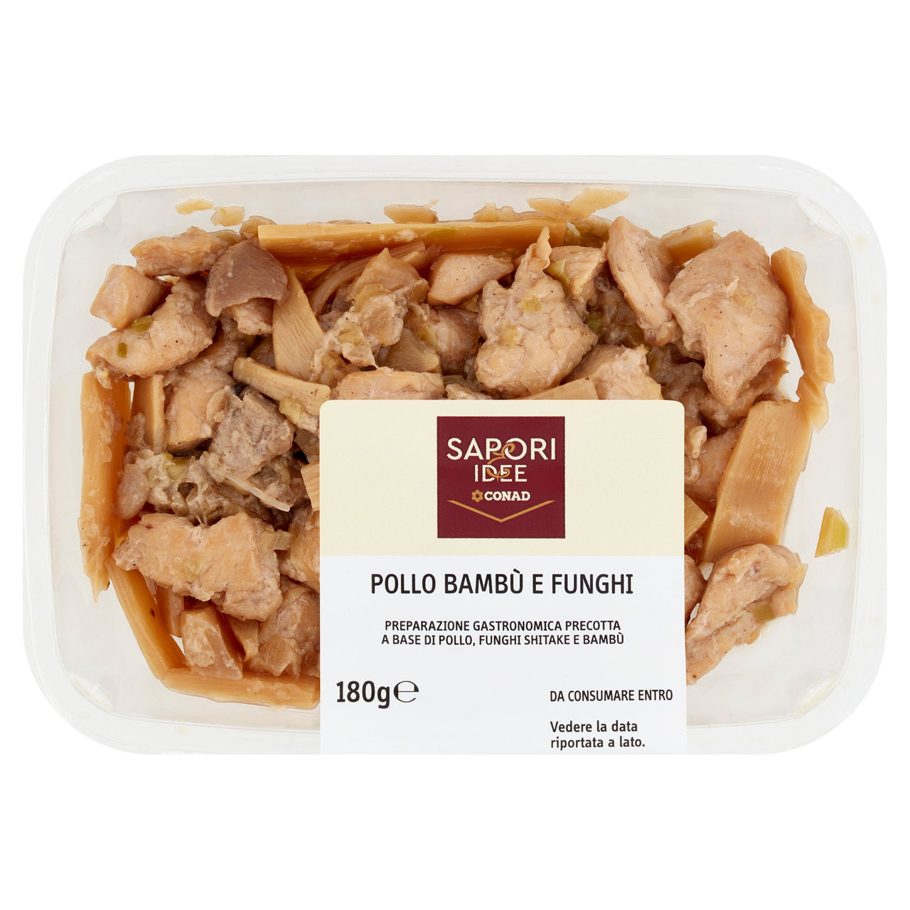 SAPORI & IDEE CONAD Pollo Bambù e Funghi 180 g