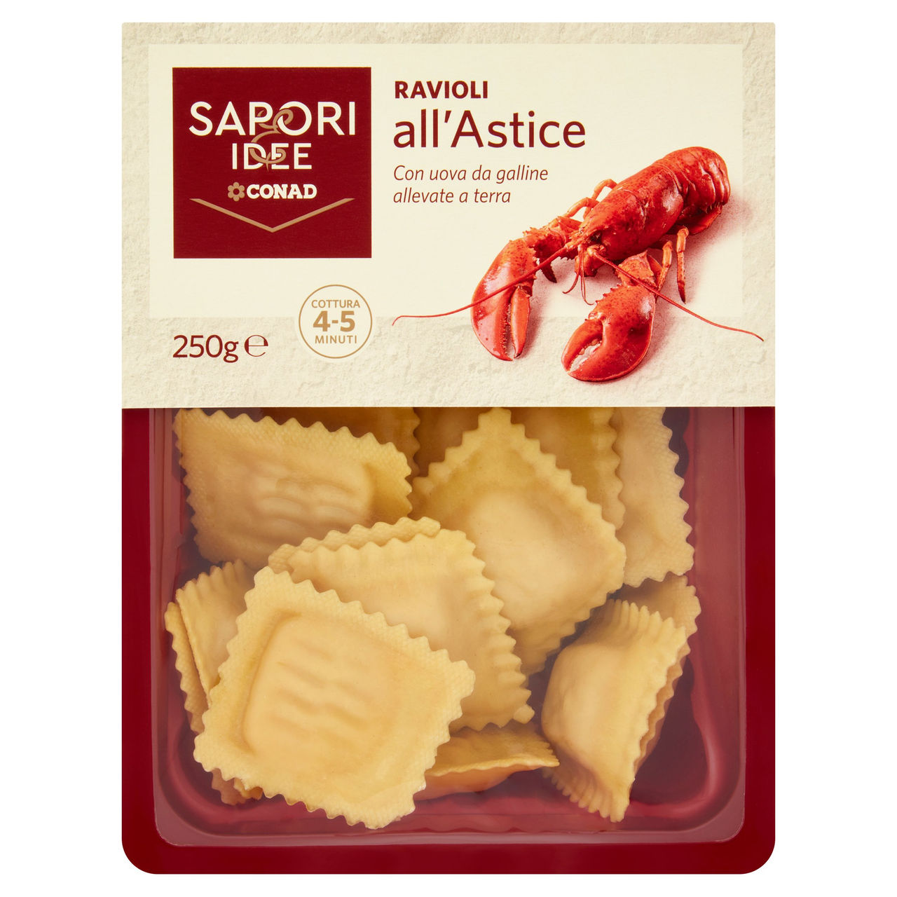 SAPORI & IDEE CONAD Ravioli all'Astice 250 g