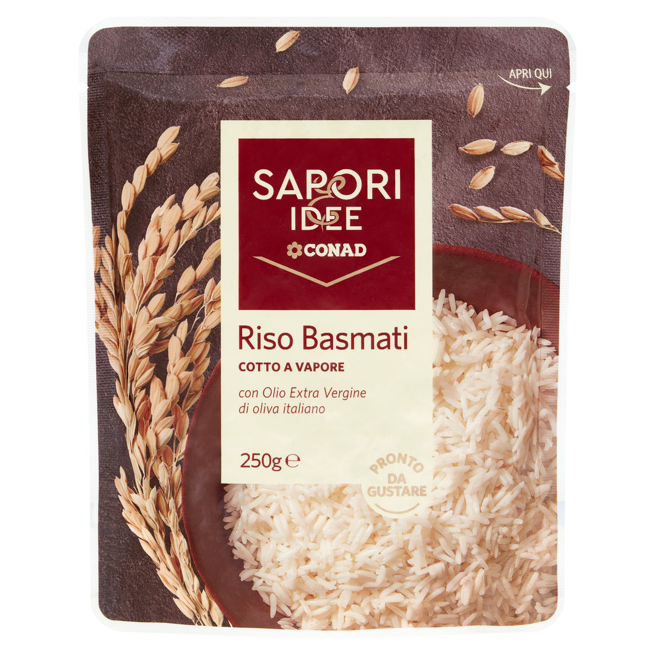 SAPORI & IDEE CONAD Riso Basmati Cotto a Vapore 250 g