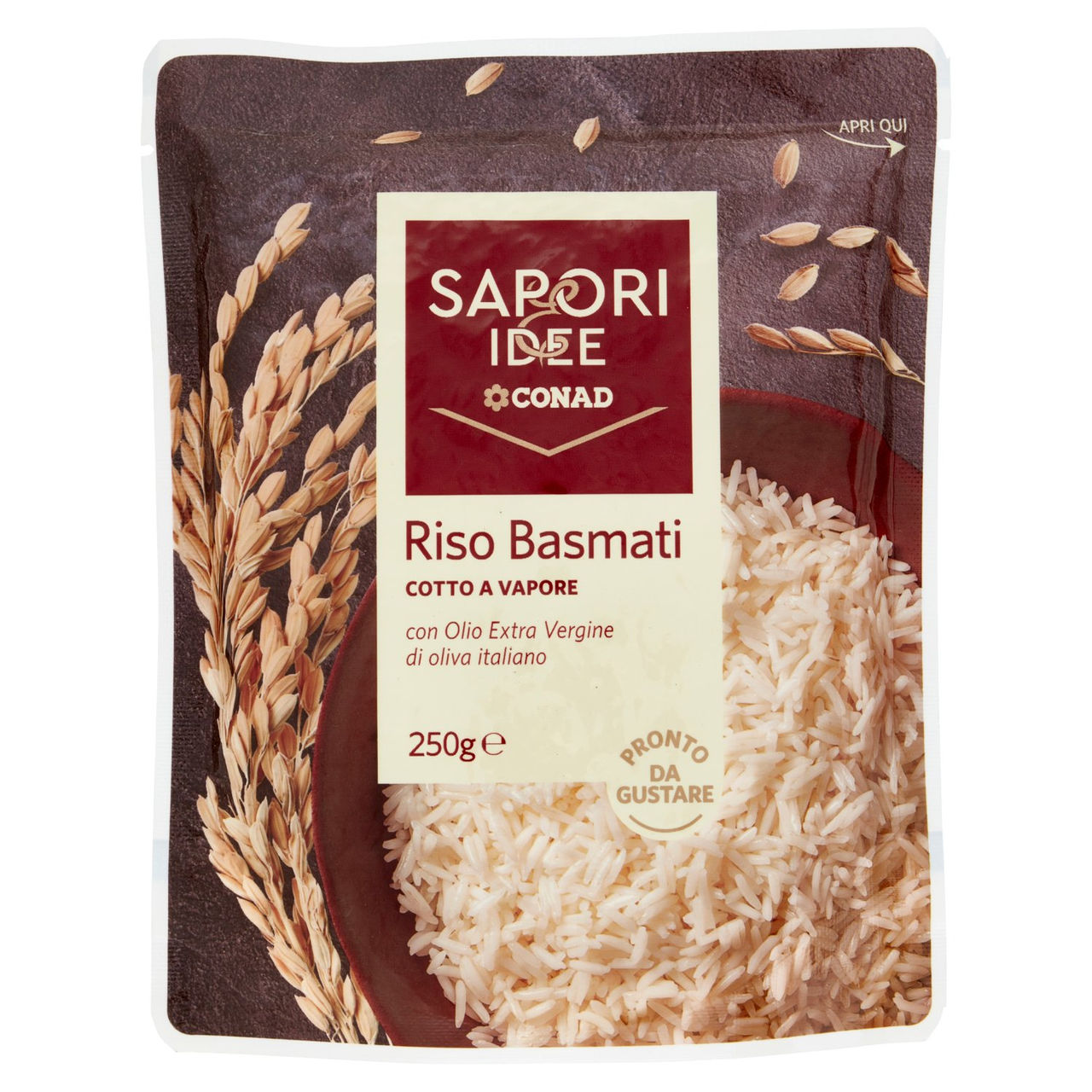 SAPORI & IDEE CONAD Riso Basmati Cotto a Vapore 250 g